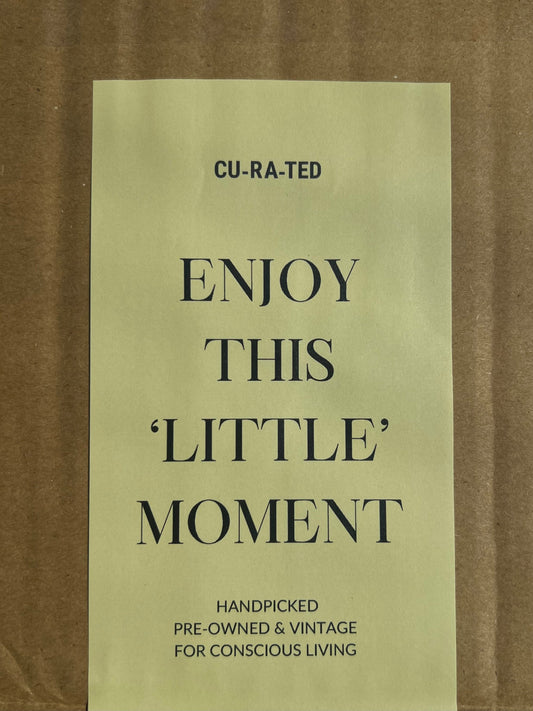 Enjoy this 'little' moment