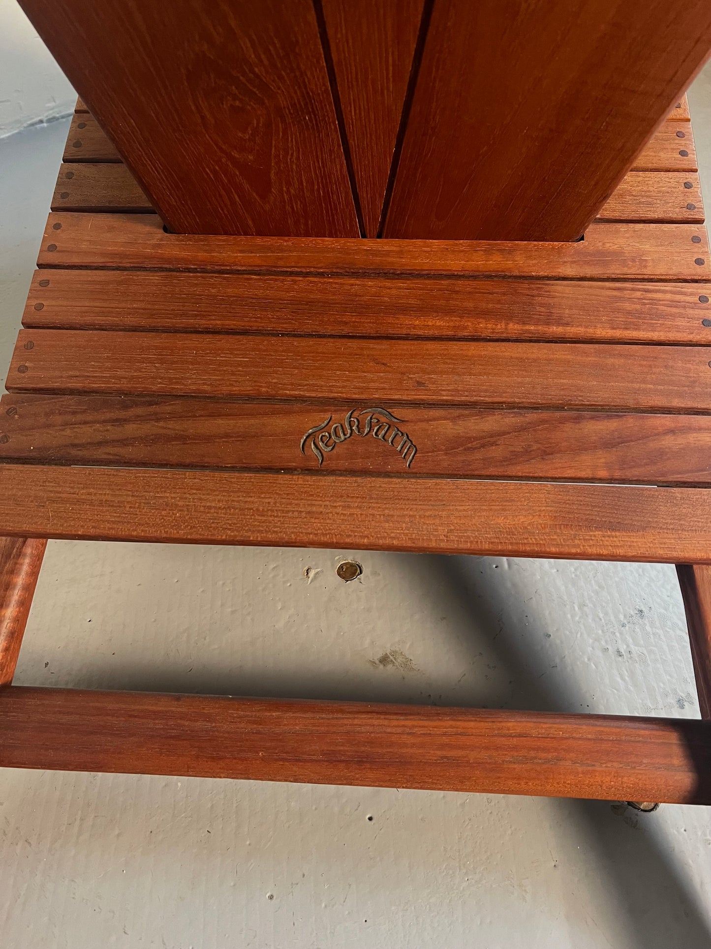 Deck chair ‘meditation’ Klaus Wettergren for Teak Farm
