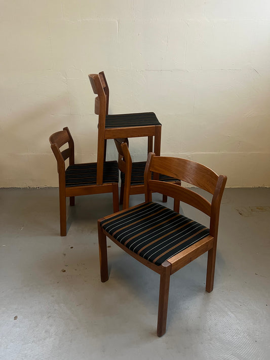 Set of 4 teak mid-century chairs by Kurt Ostervig FDB Mobler ‘77