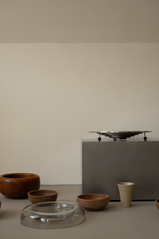 Postmodern Danish Steel Fruit Dish on 3-Legs by Bent Falk