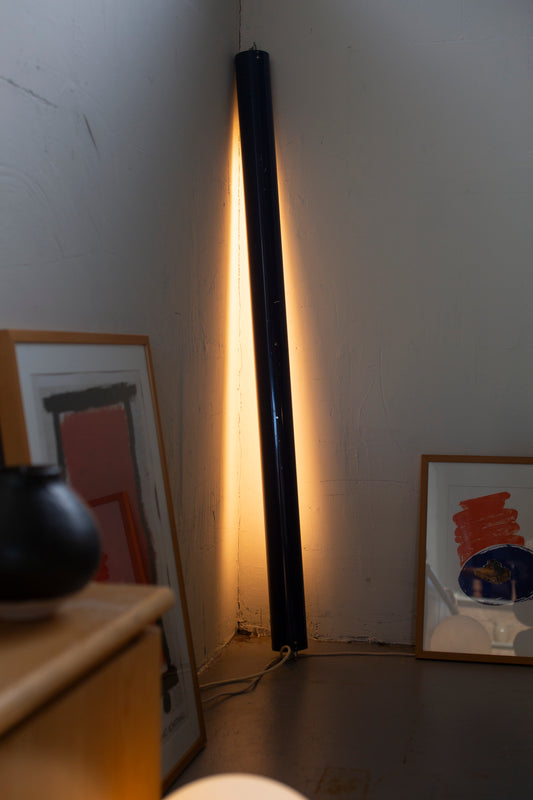 Blue metal tube light