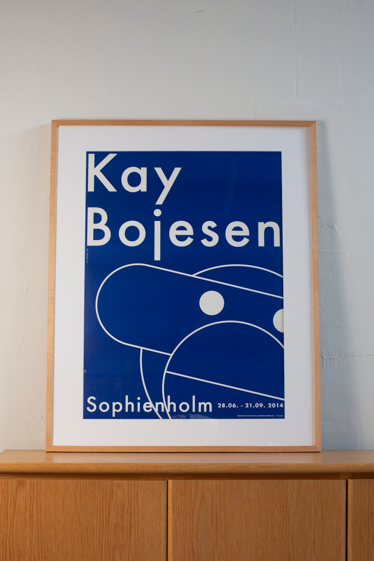 Framed exhibition poster Kay Bojesen