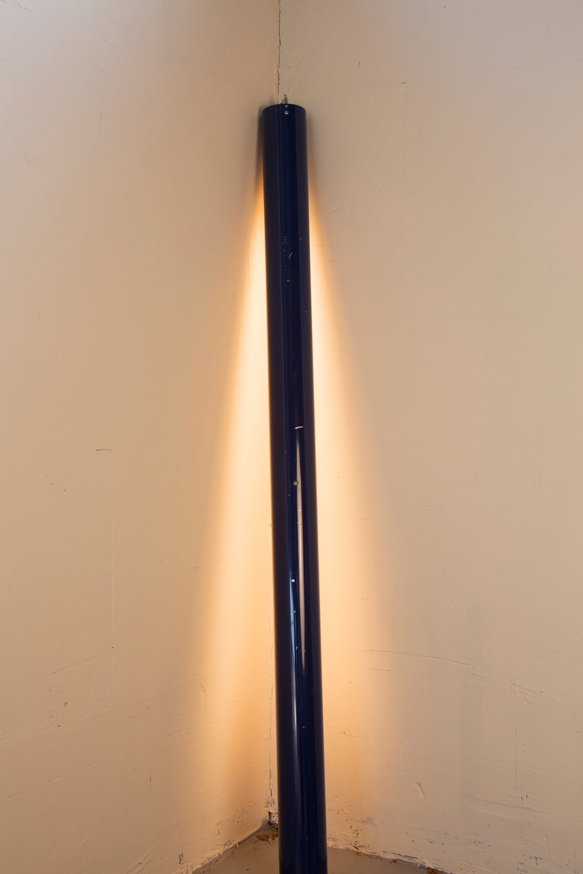Blue metal tube light
