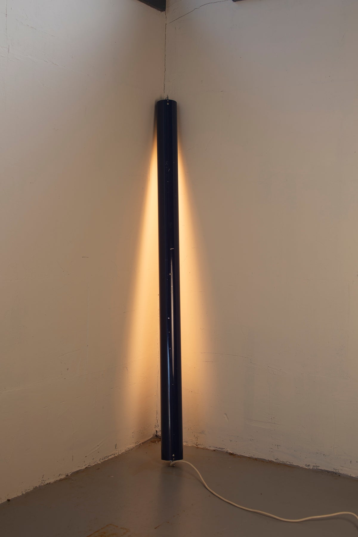 Blue metal tube light