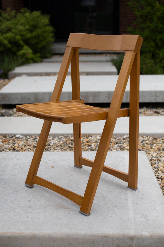 'Trieste'-foldingchair by Aldo Jacober (rent only)