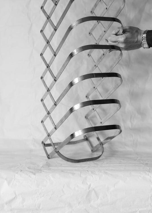 Magazine rack 'Collator' by Luther Evans for Radius Design