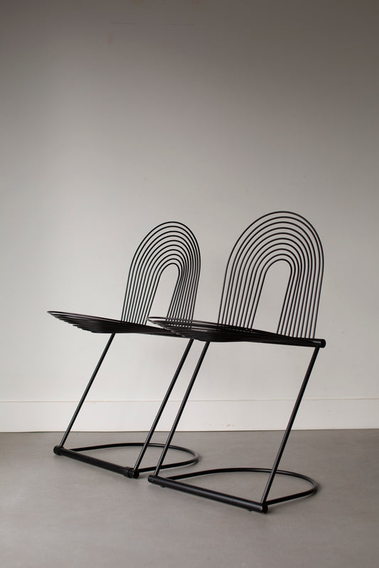 Set of 2 swing-chairs Jutta & Herbert Ohl