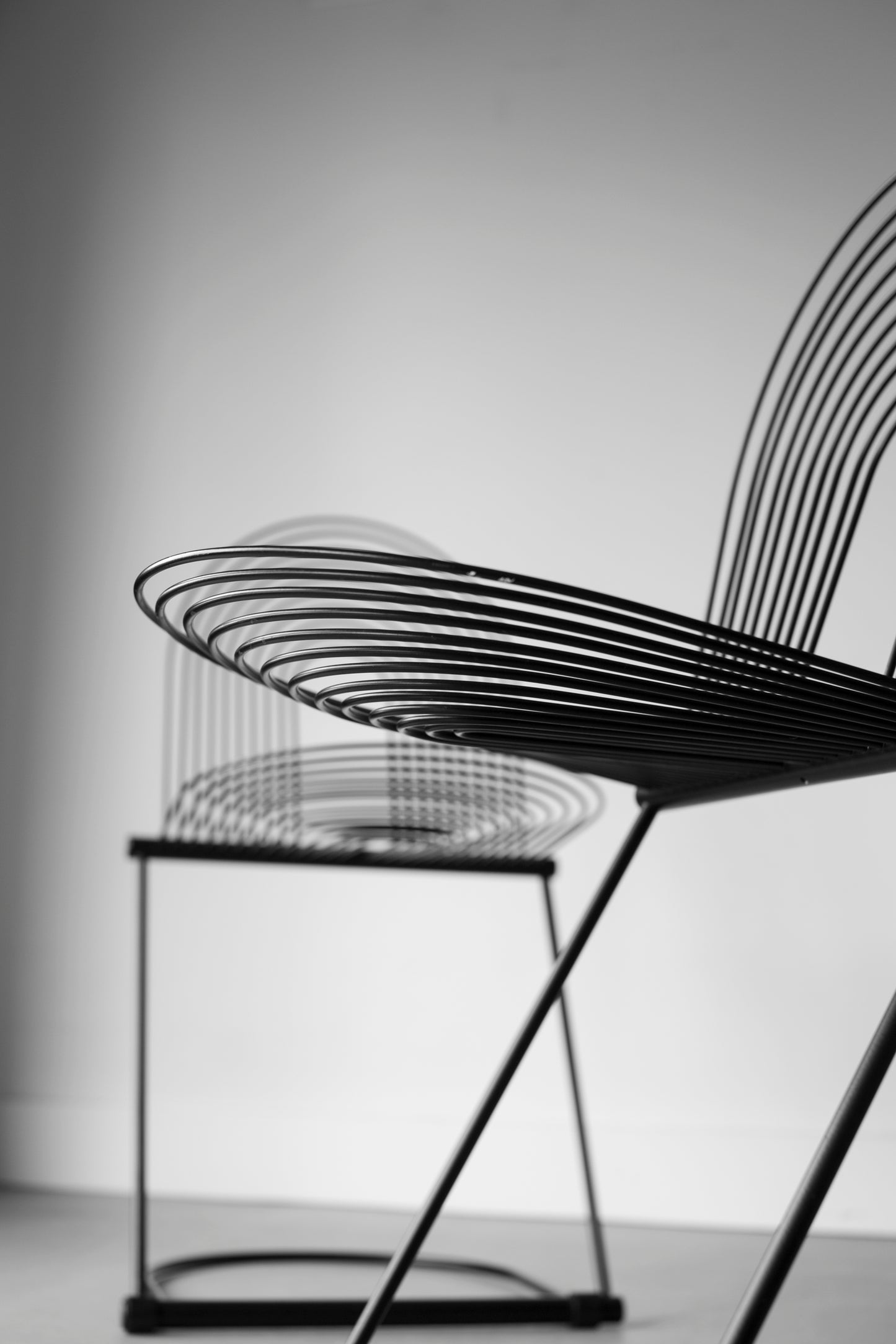 Set of 2 swing-chairs Jutta & Herbert Ohl