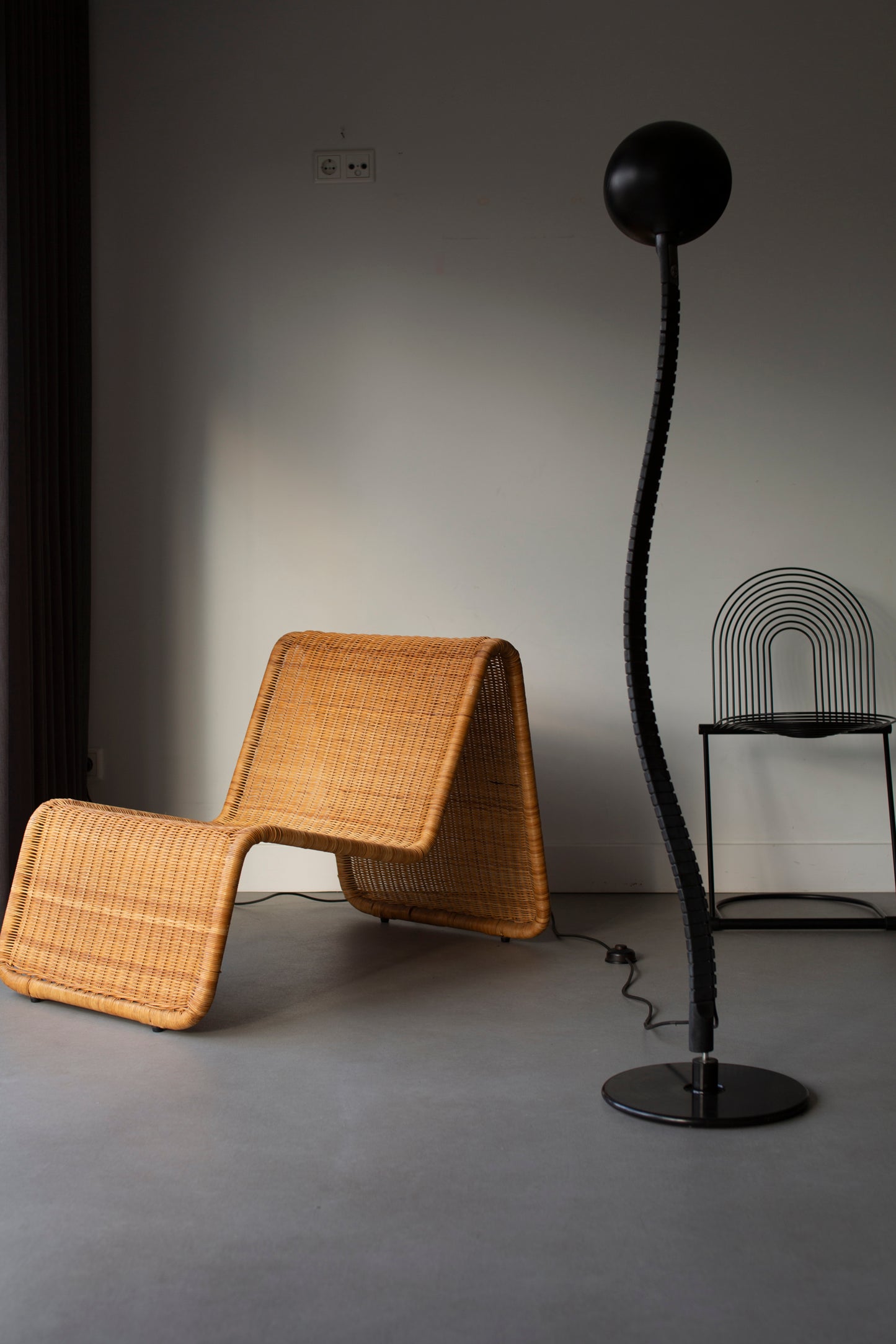 Flex floorlamp model 2164 by Elio Martinelli 70's