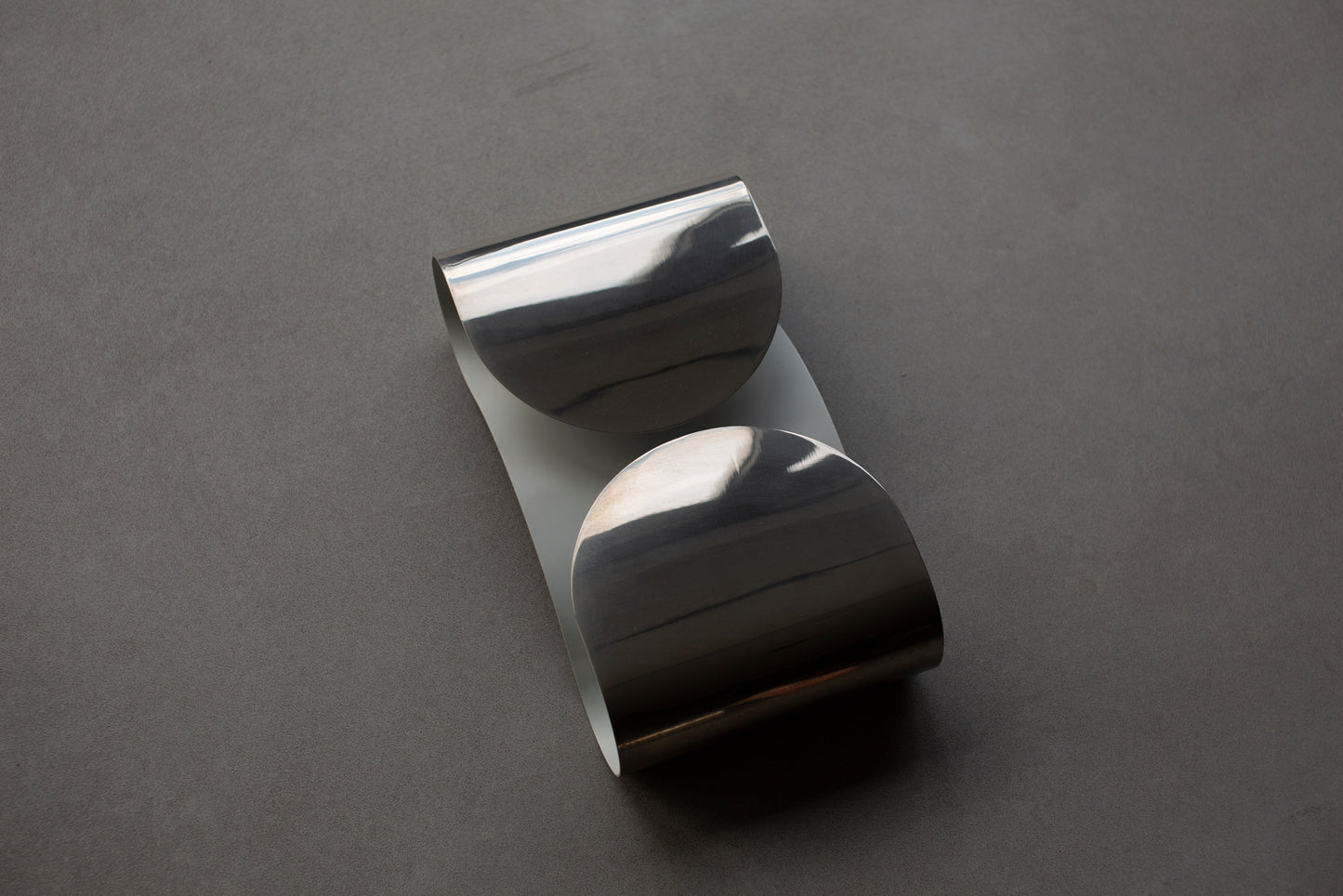 Chrome wall lamp by Tobia Scarpa 80's