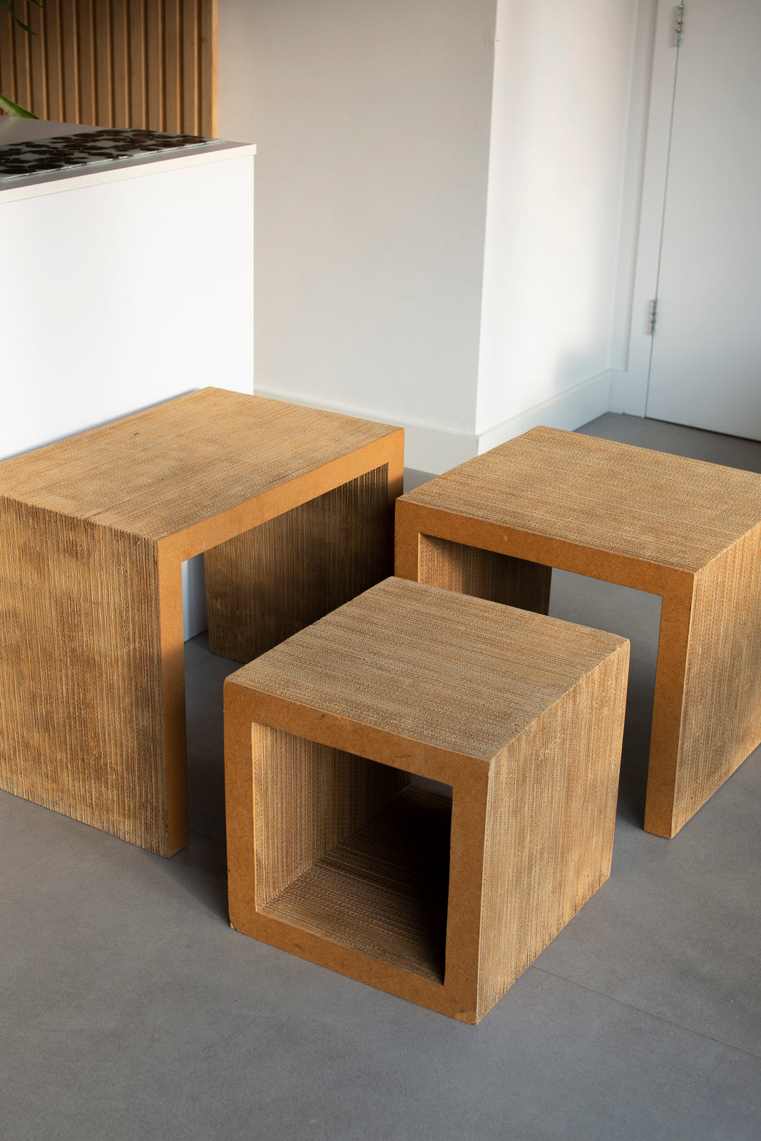 Set of 3 nesting tables by Frank Gehry
