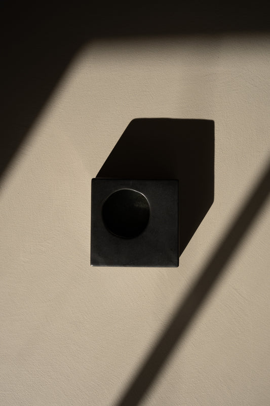 Square Sculptural Vase / Design Object