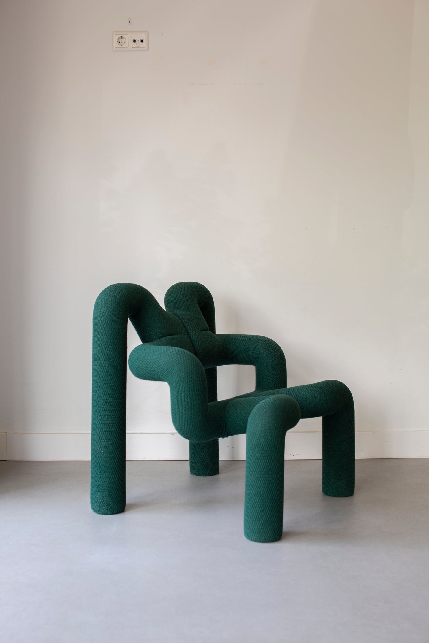 Vintage Ekstrem chair - dark green