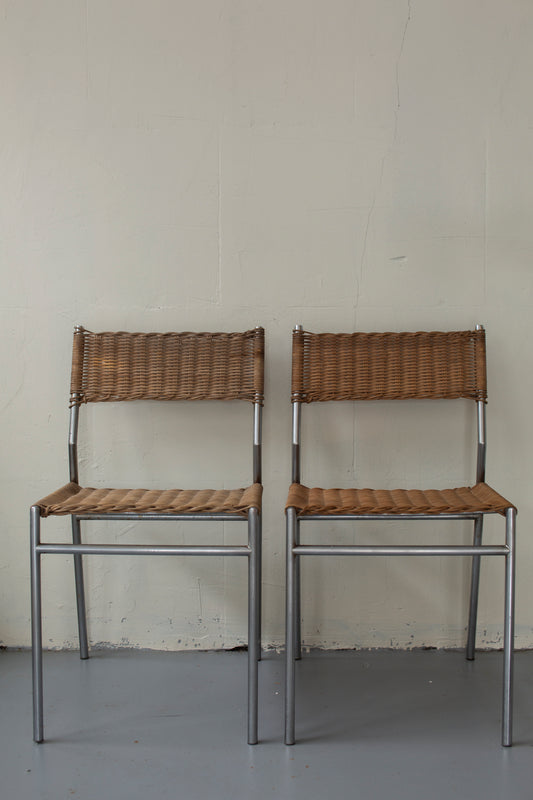 Martin Visser dining chairs SE05 80's (set)