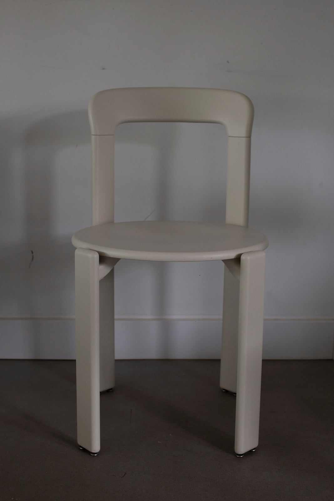 Set of 4 Bruno Rey chairs in shaded white