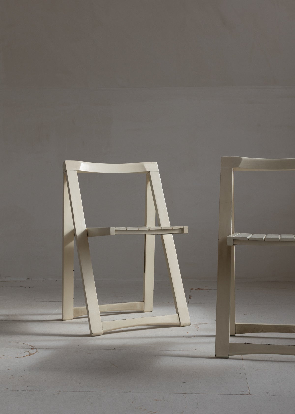 2 x Trieste folding chairs by Aldo Jacober (set)