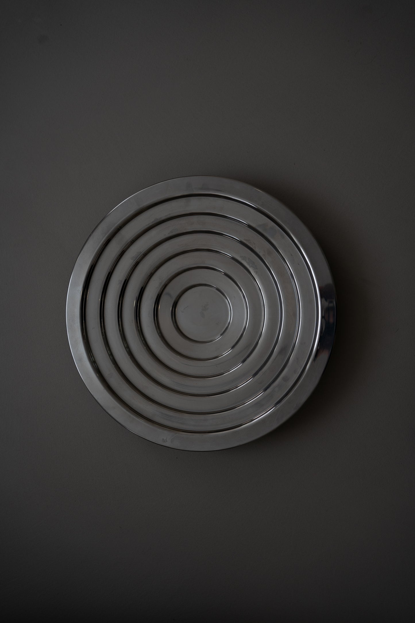 Postmodern Danish Steel Fruit Dish on 3-Legs by Bent Falk
