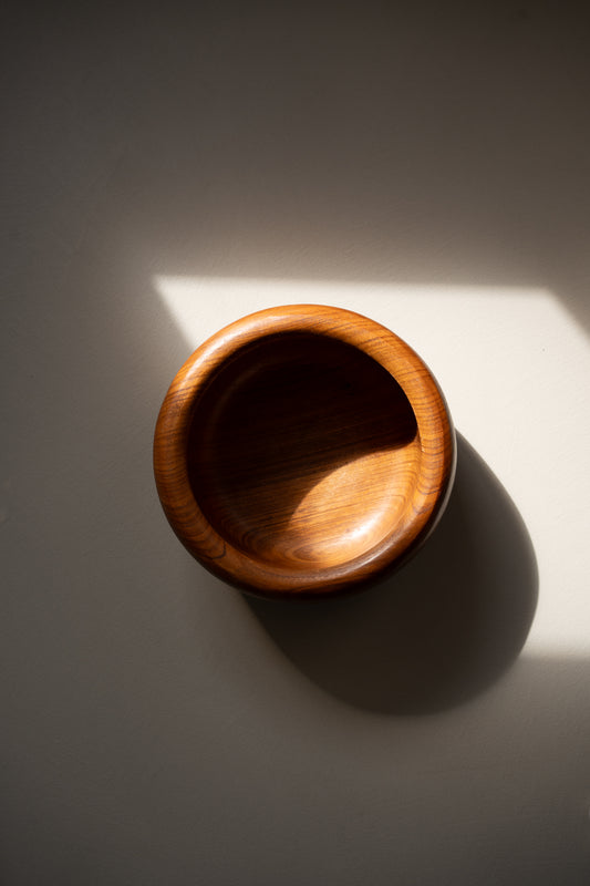 Vintage Mid-Century Scandinavian Teak Wood Salad Bowl