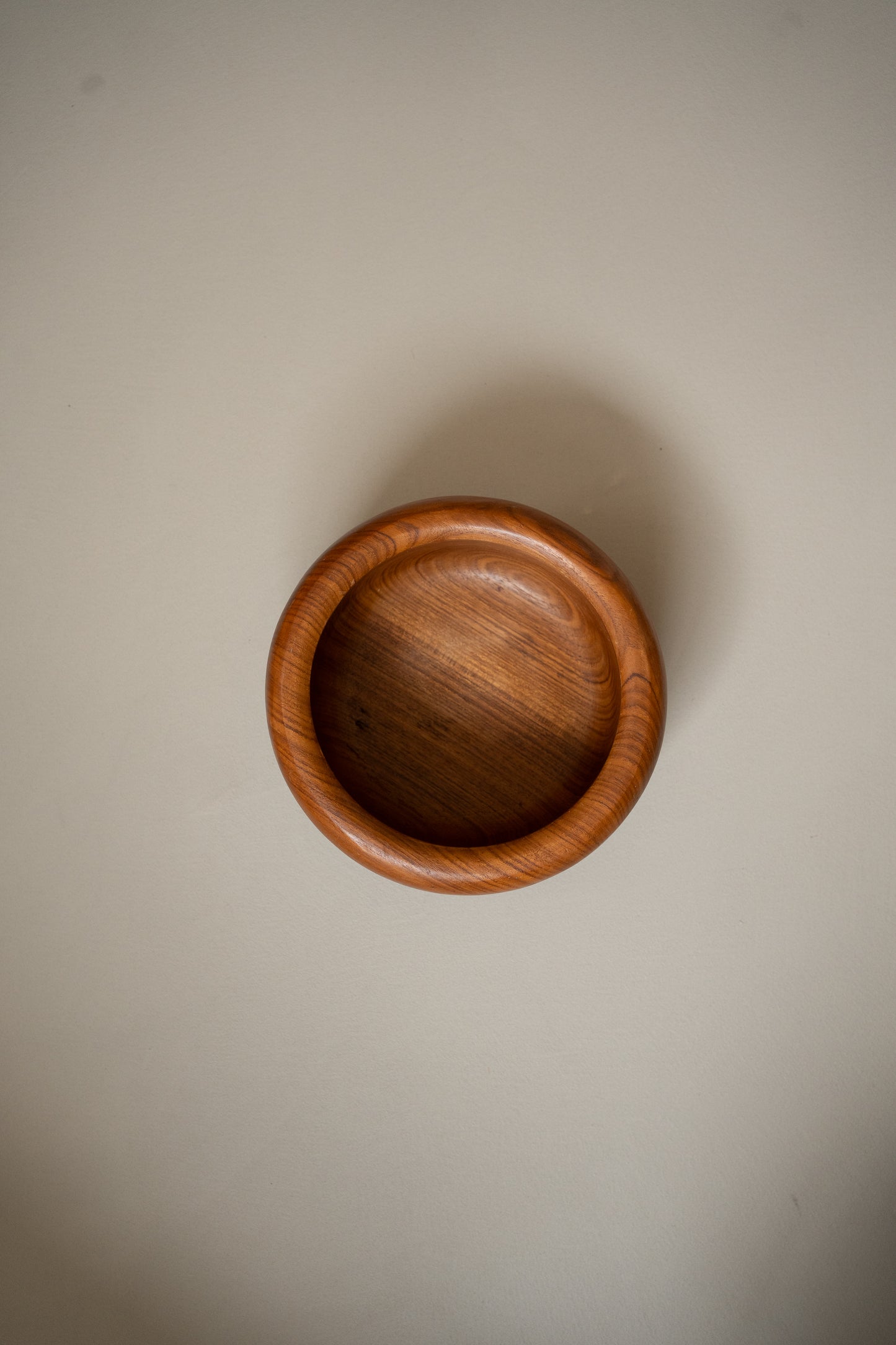 Vintage Mid-Century Scandinavian Teak Wood Salad Bowl