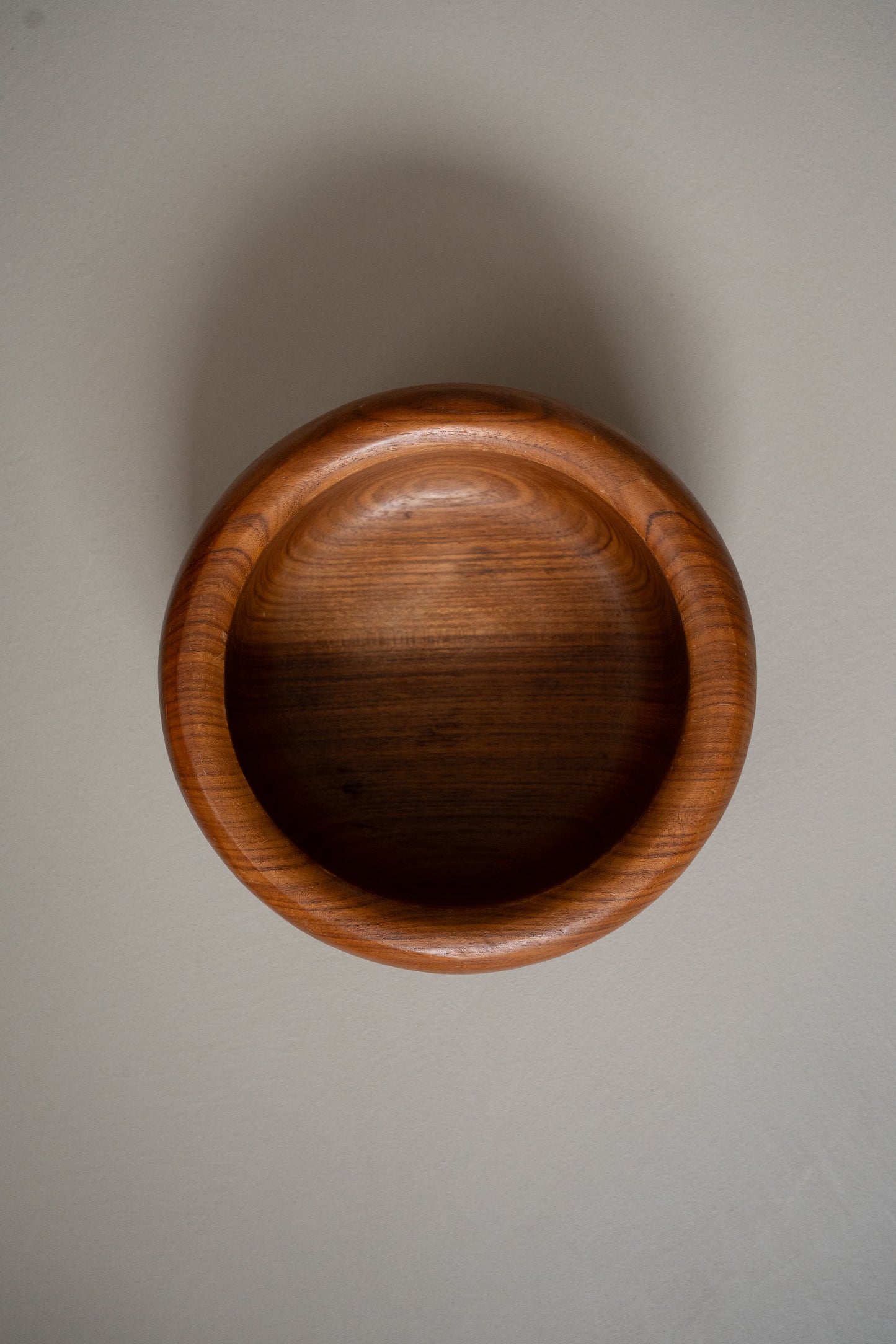 Vintage Mid-Century Scandinavian Teak Wood Salad Bowl