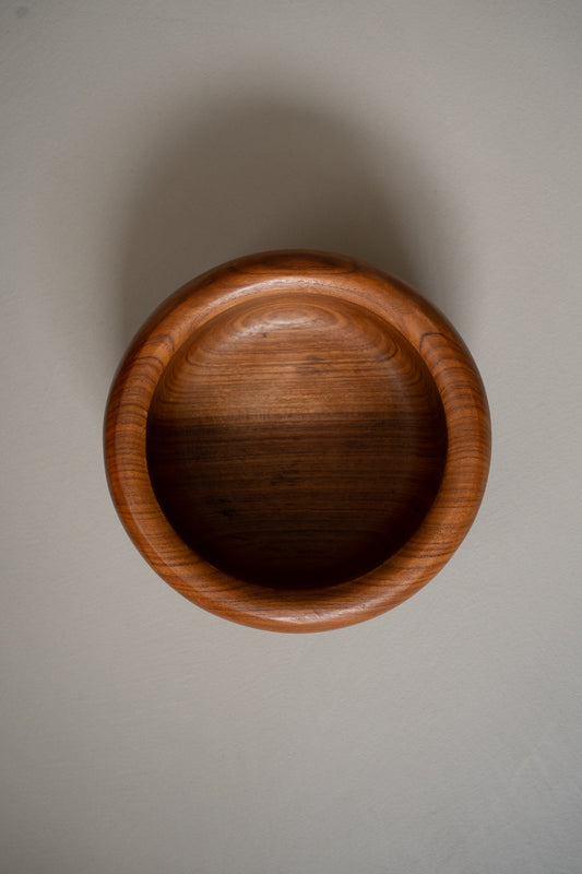 Vintage Mid-Century Scandinavian Teak Wood Salad Bowl