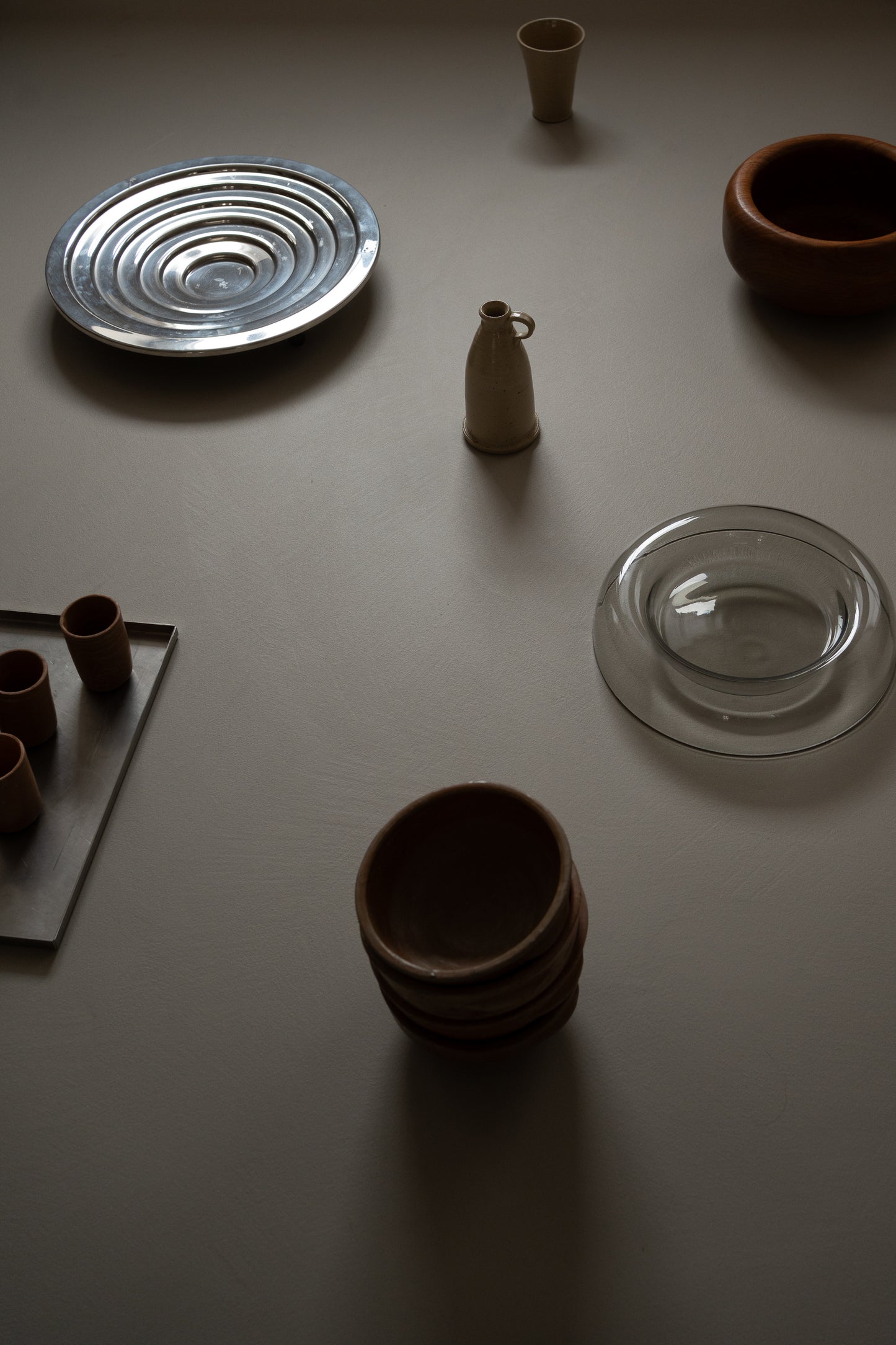 Postmodern Danish Steel Fruit Dish on 3-Legs by Bent Falk