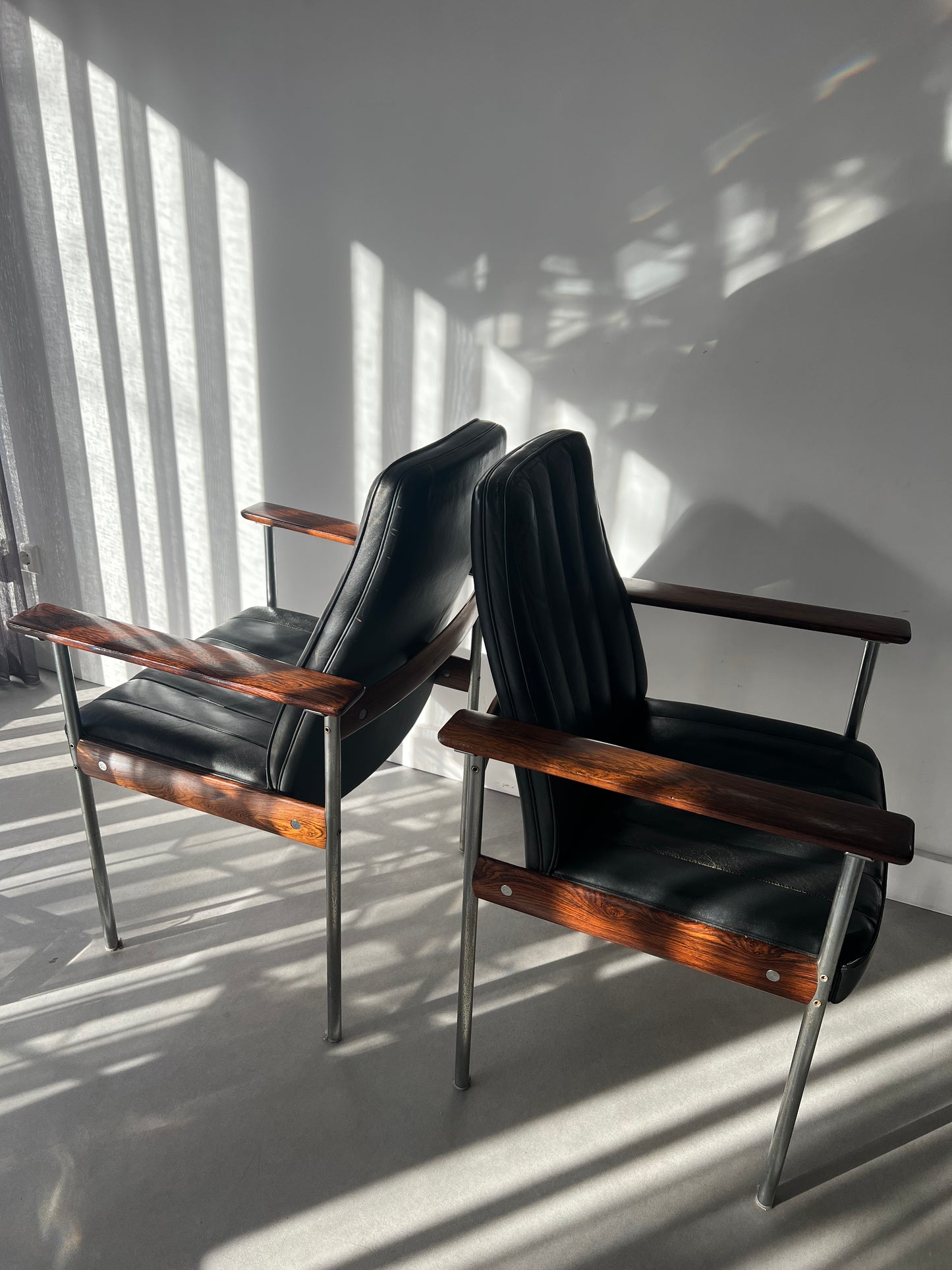 Rare set of dining chairs by Sven Ivar Dysthe