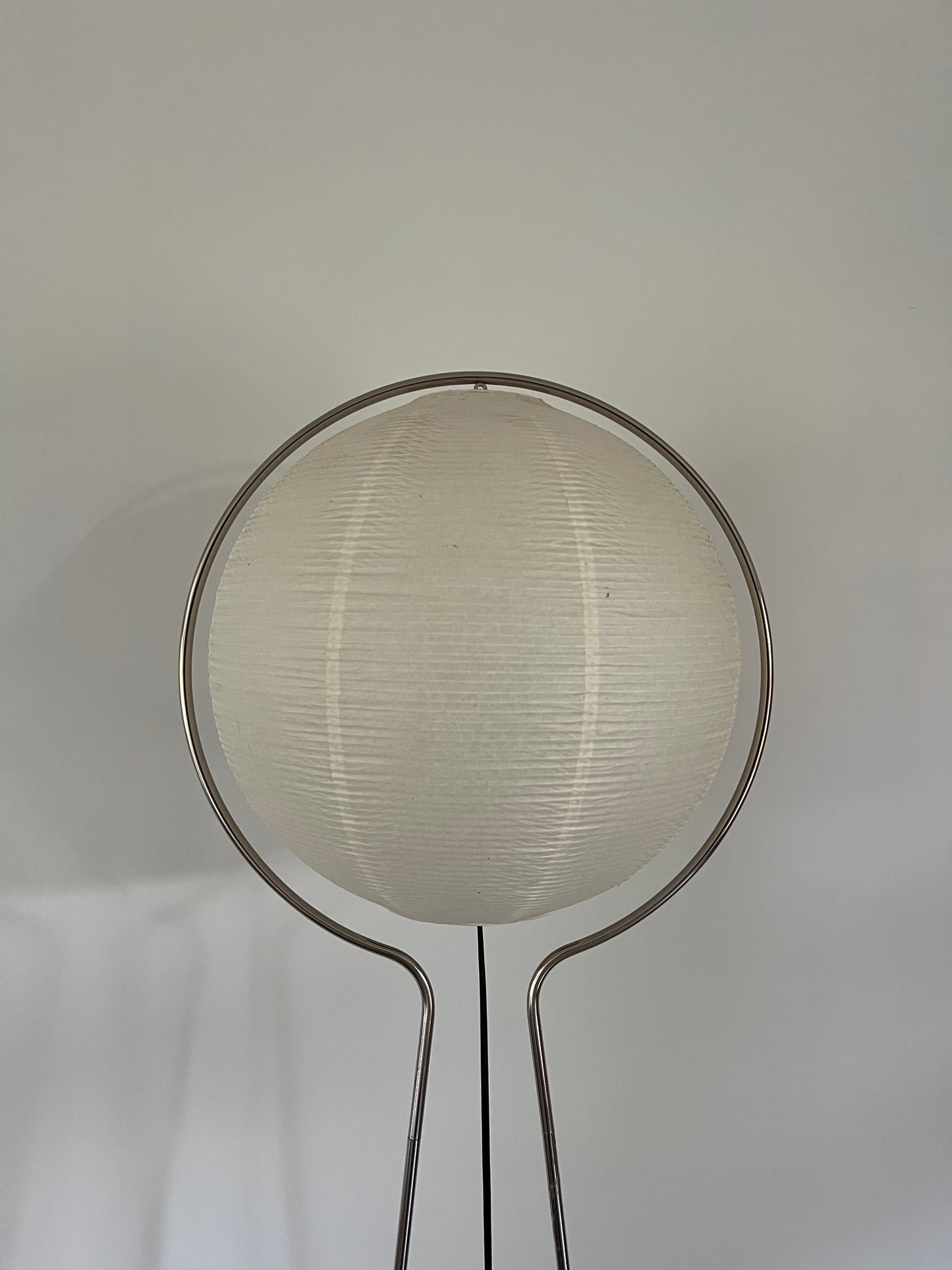 Vintage Ikea Väte Floorlamp with rice paper shade