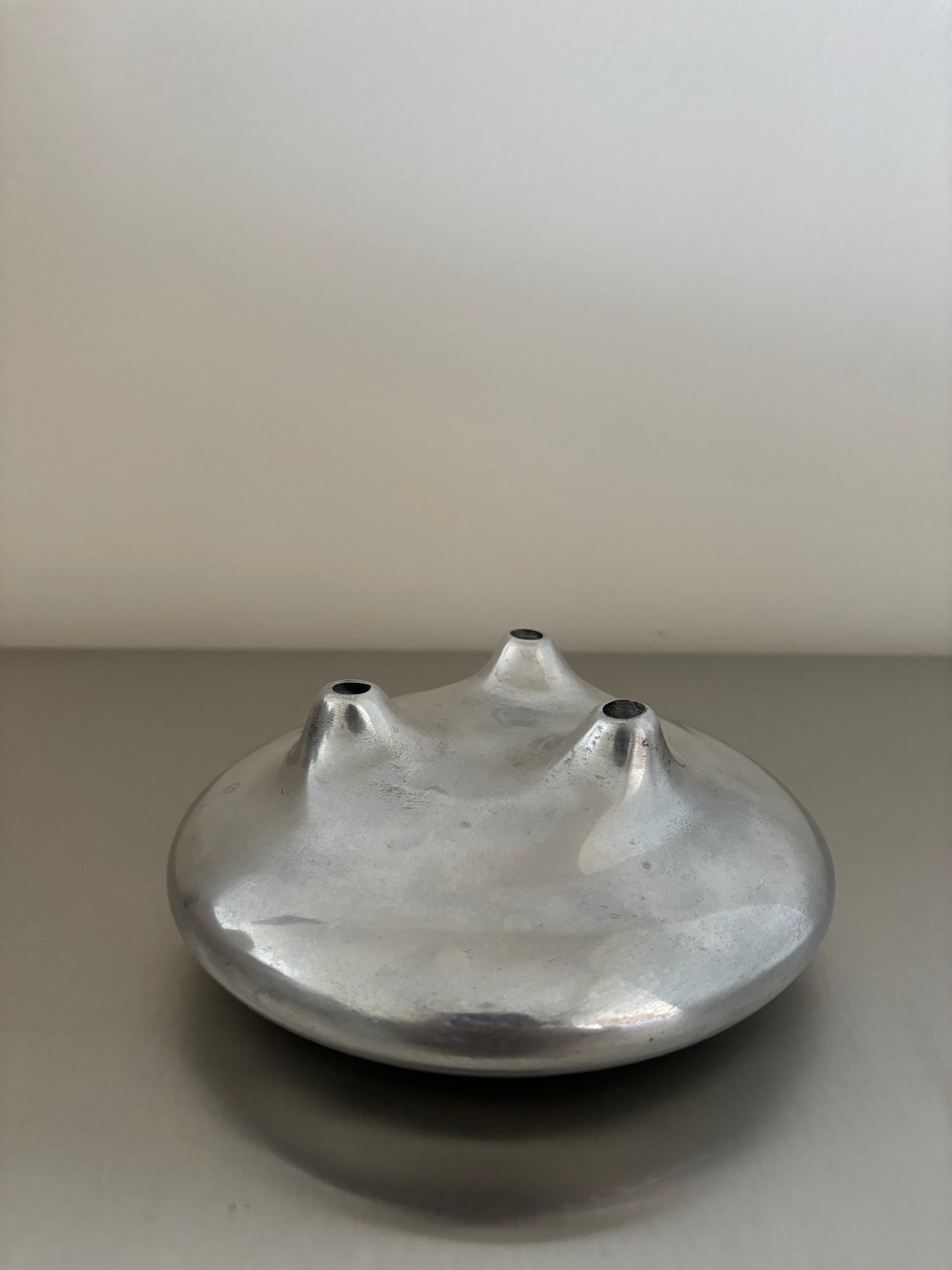 Chrome vase small object