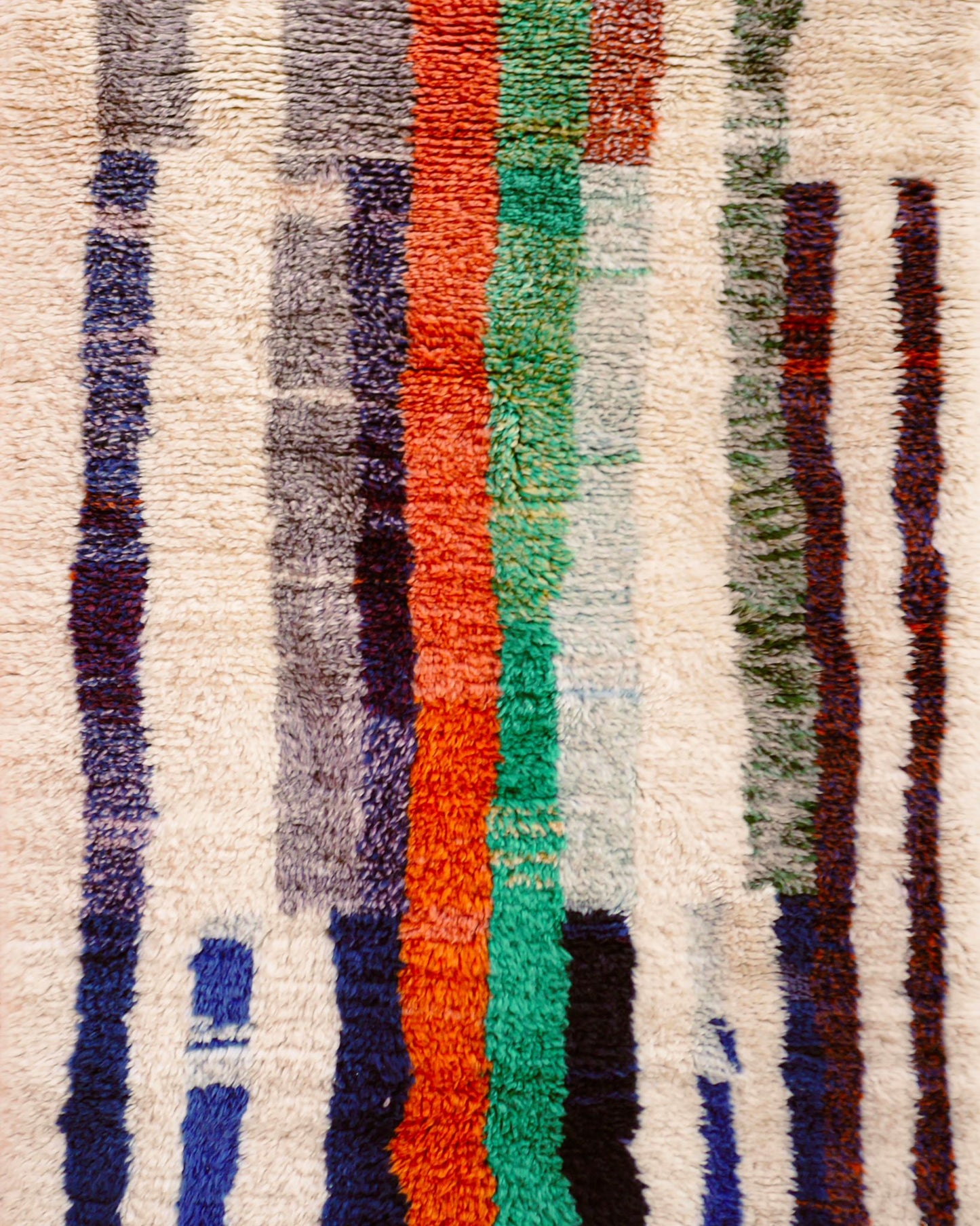 handmade 'runner' Maroccan rug 100% wool