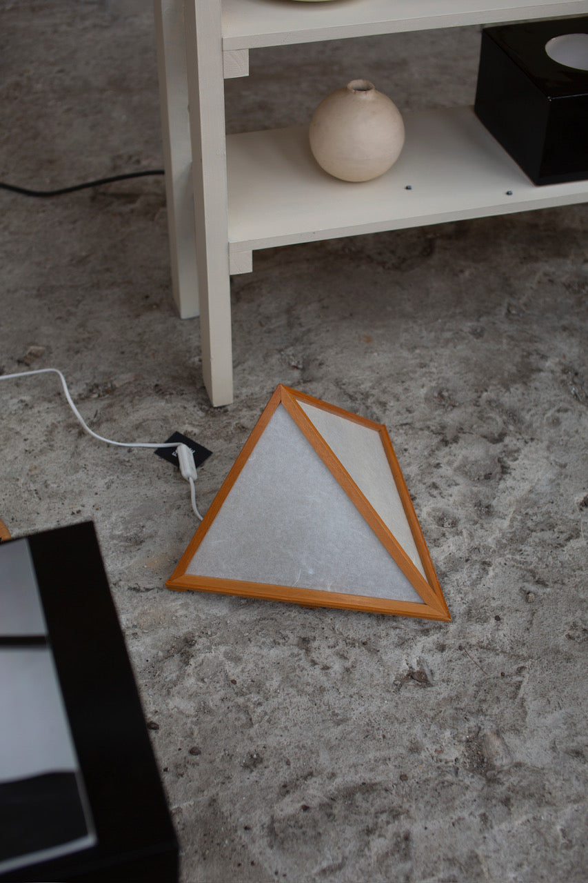 Rice paper wall lamp