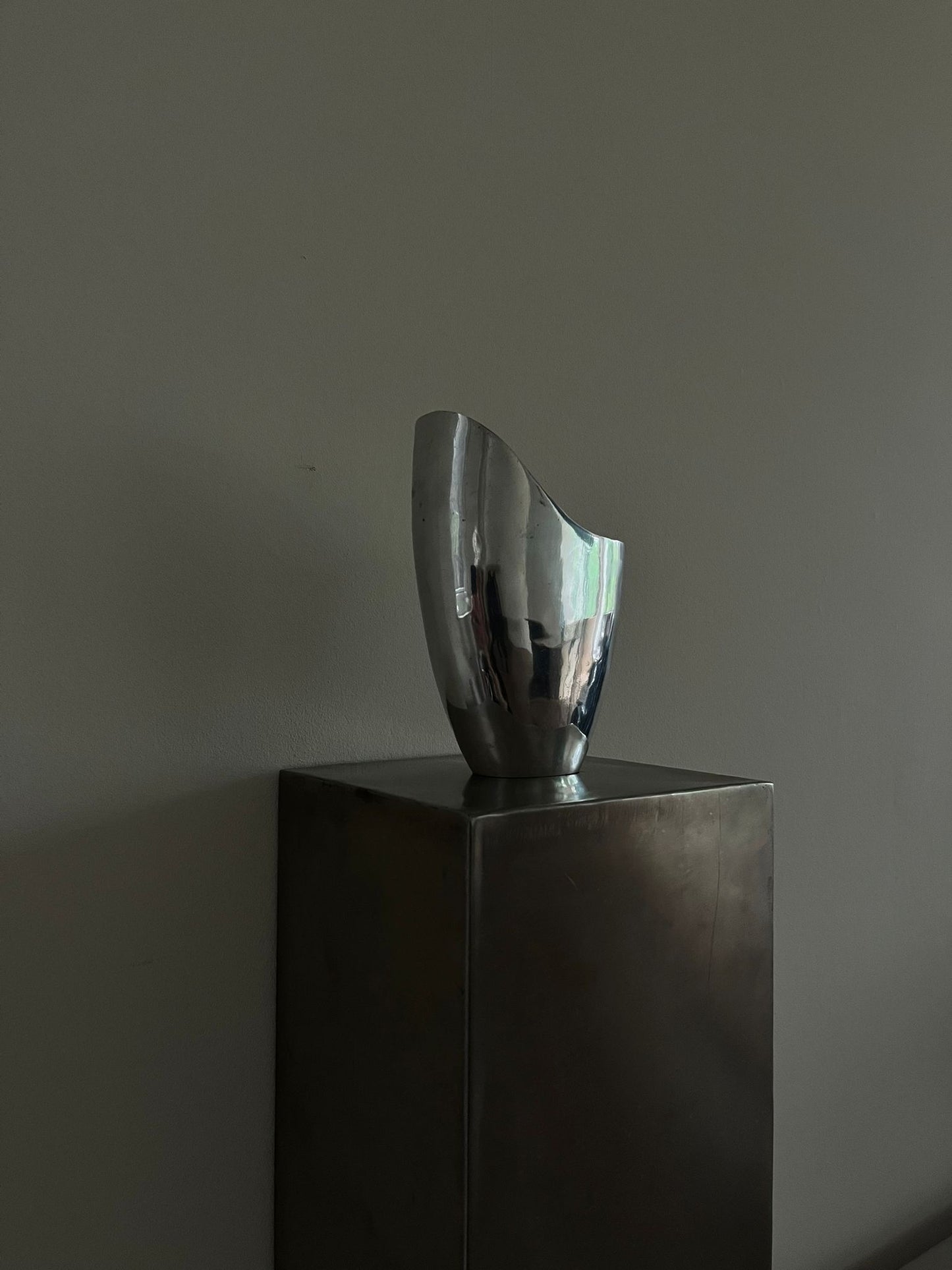 Aluminum vase, design Anna Efverlund, vintage IKEA