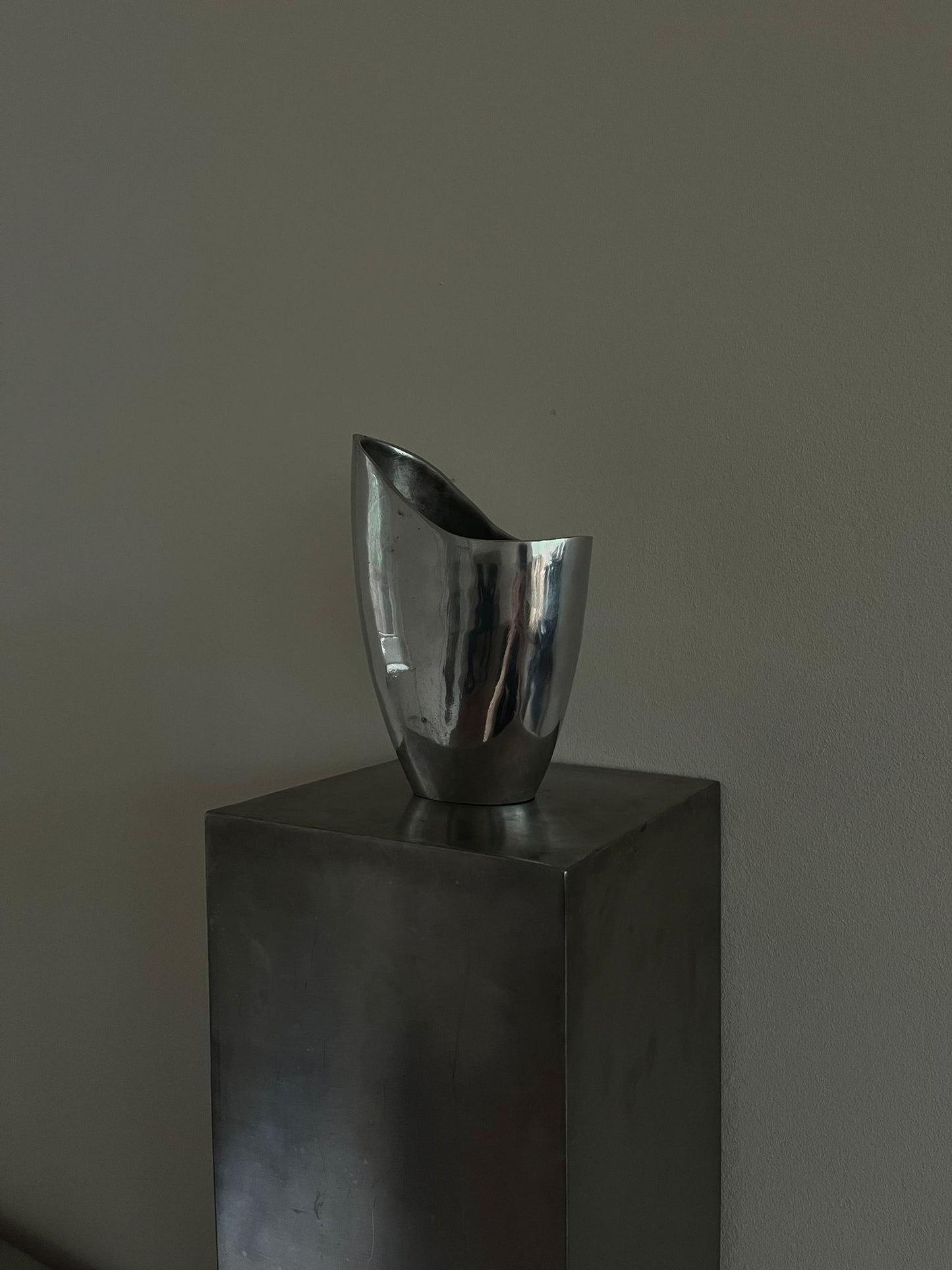 Aluminum vase, design Anna Efverlund, vintage IKEA