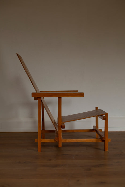 Slatted chair 90's Rietveld inspired