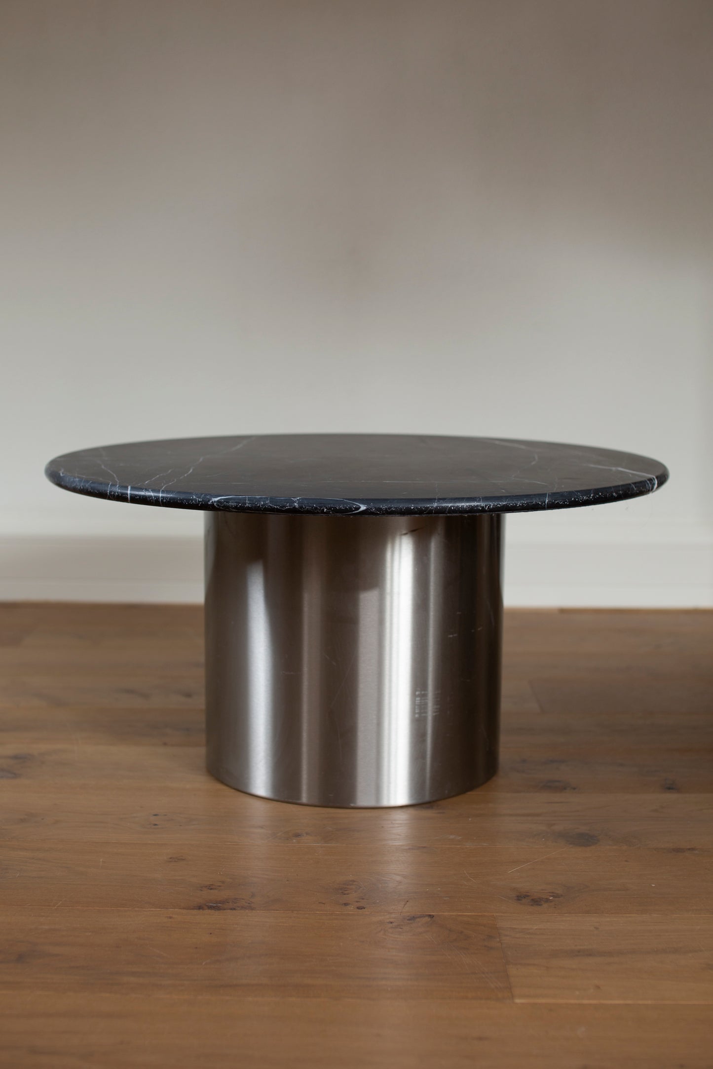 Coffee table marble with stainless steel