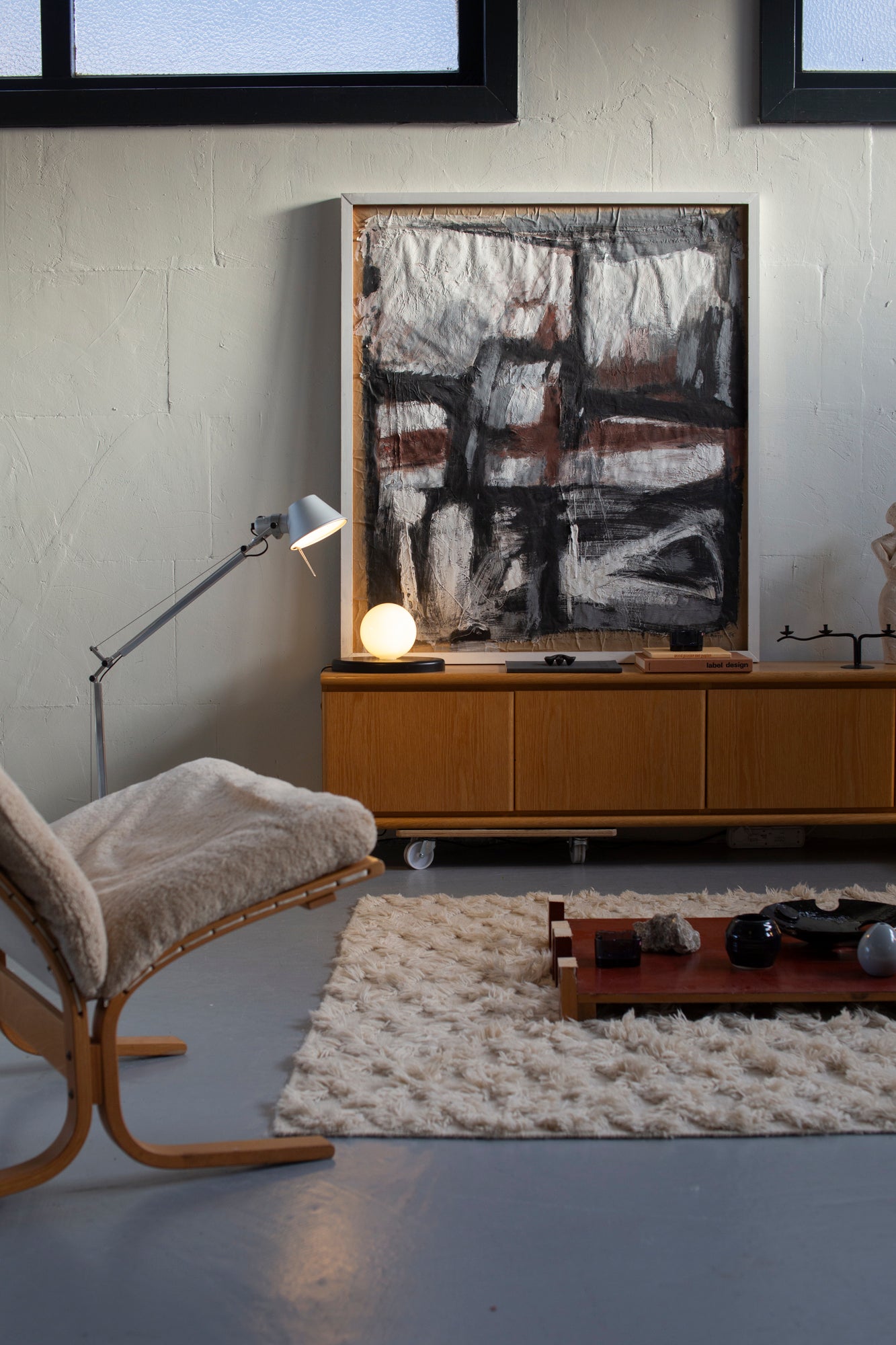 Abstract artwork by Maja Ouwerkerk '85