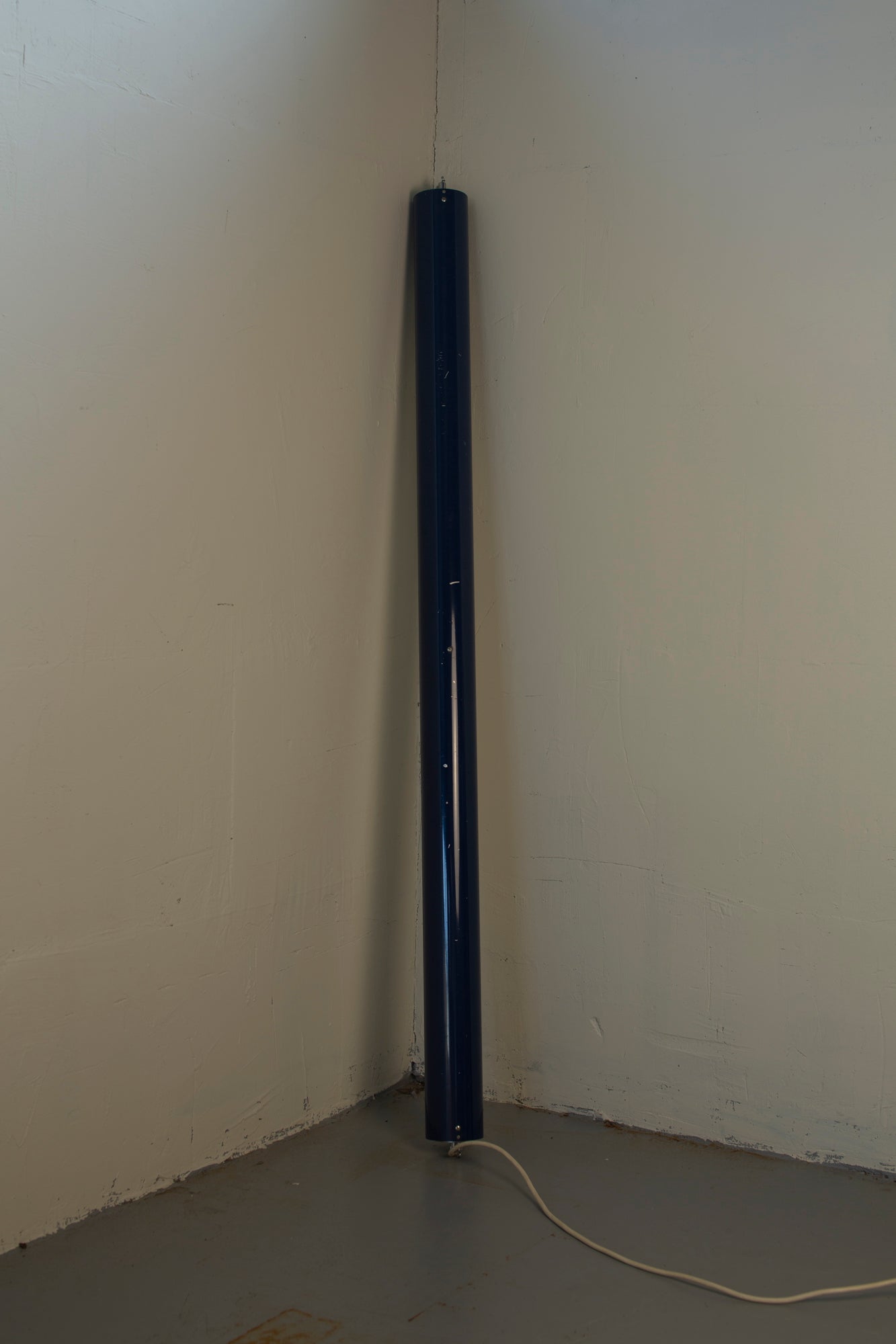 Blue metal tube light