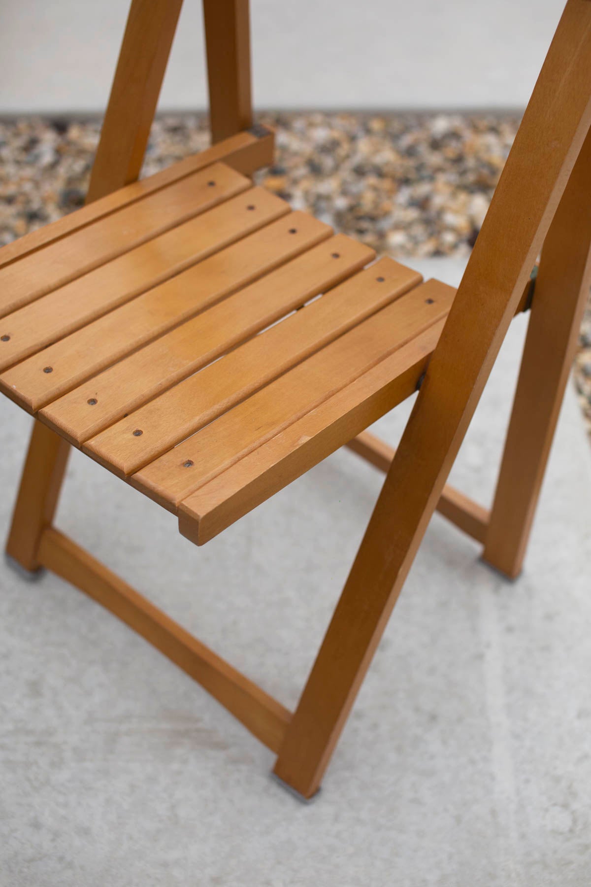 'Trieste'-foldingchair by Aldo Jacober (rent only)