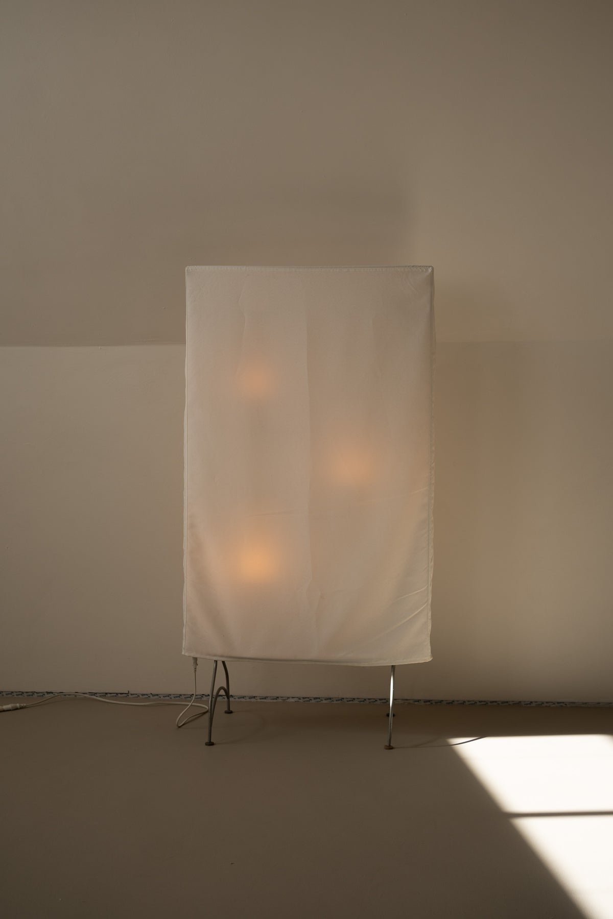 Vintage IKEA 'Dunker' light screen floor lamp by Marianne & Knut Hagberg