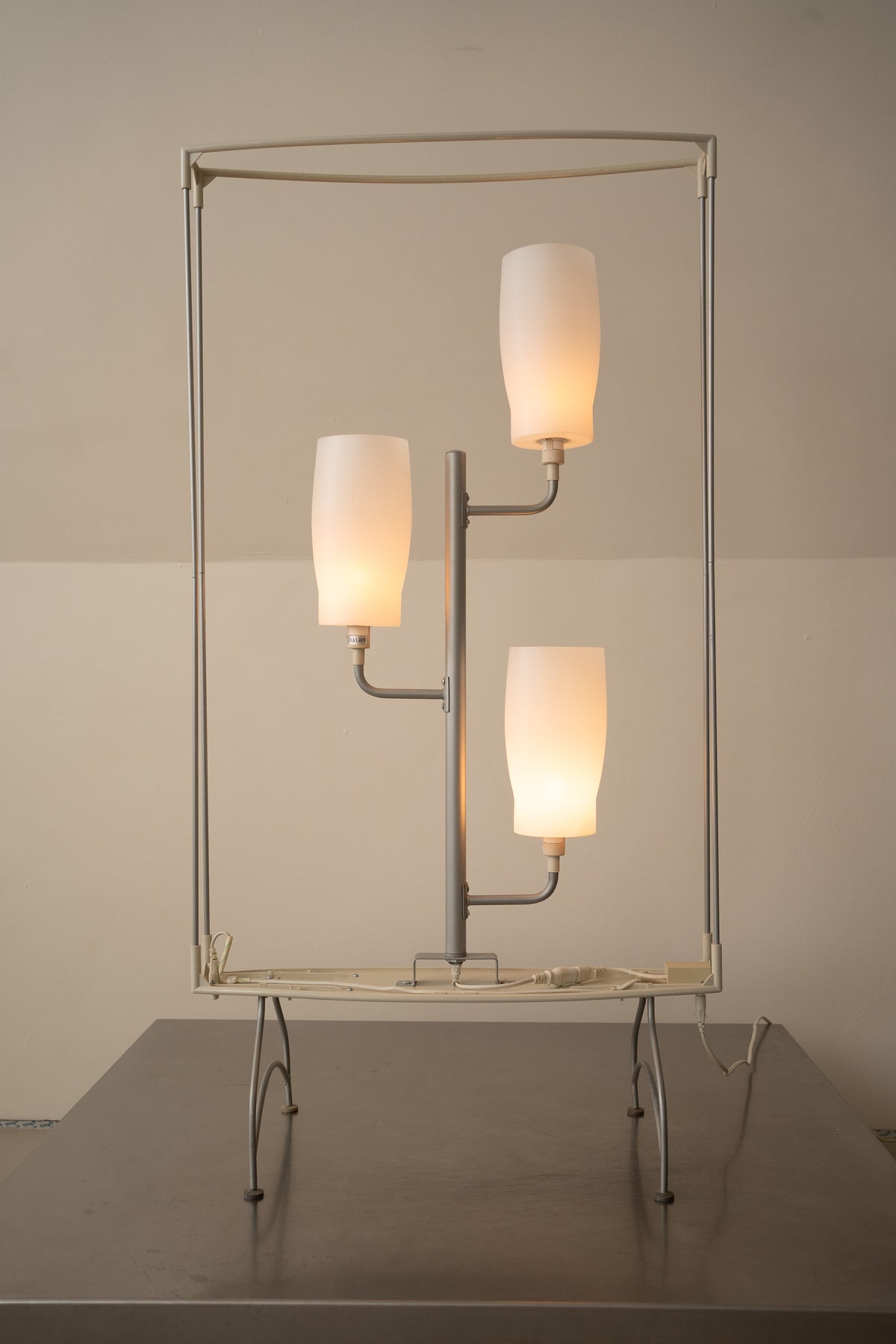 Vintage IKEA 'Dunker' light screen floor lamp by Marianne & Knut Hagberg