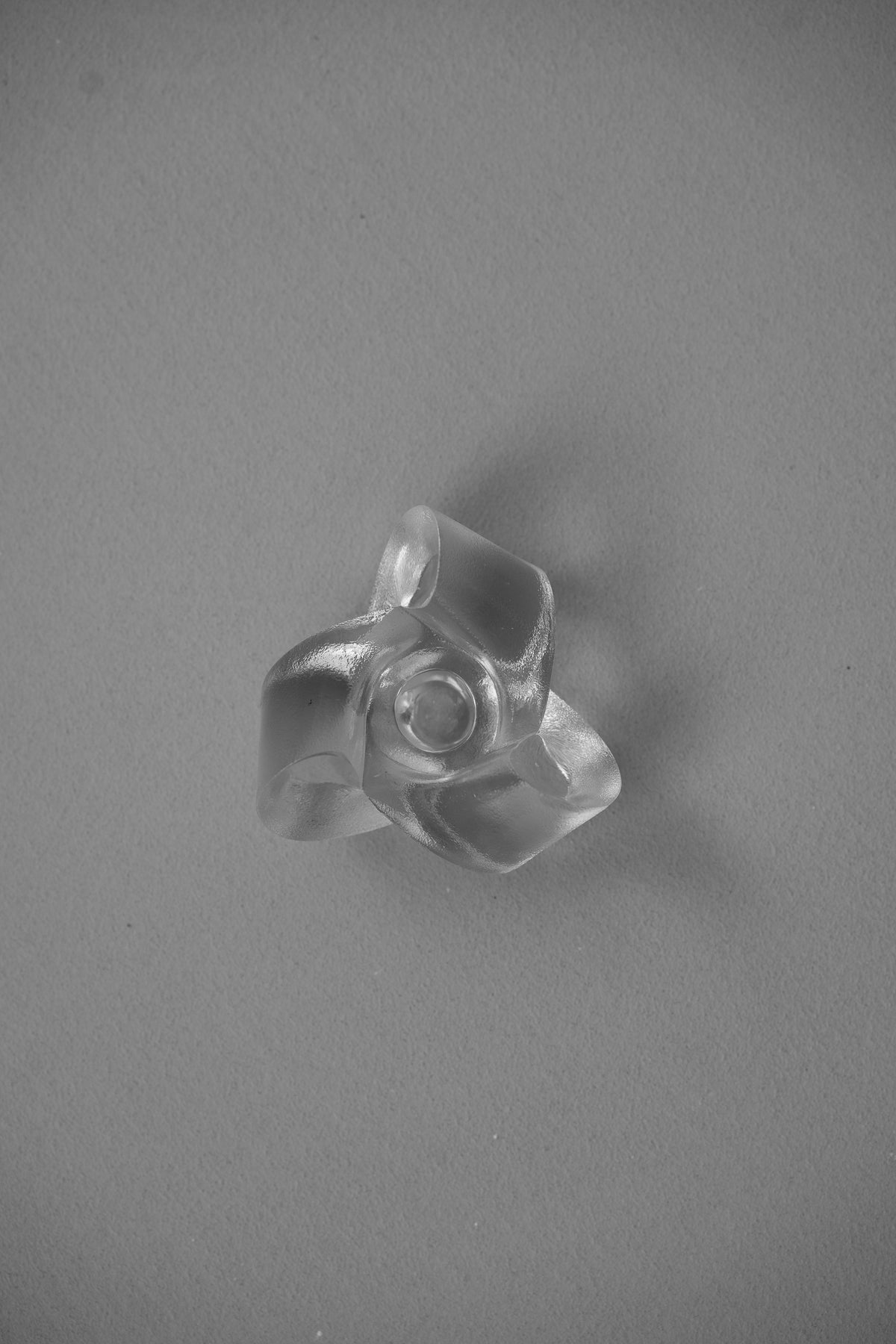 Rosenthal Studio-Linie Crystal 'Schleifchen' Wave Candle Holder by Michael Boehm