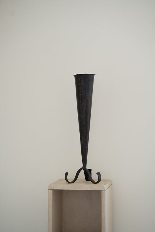 Handmade iron candle holder