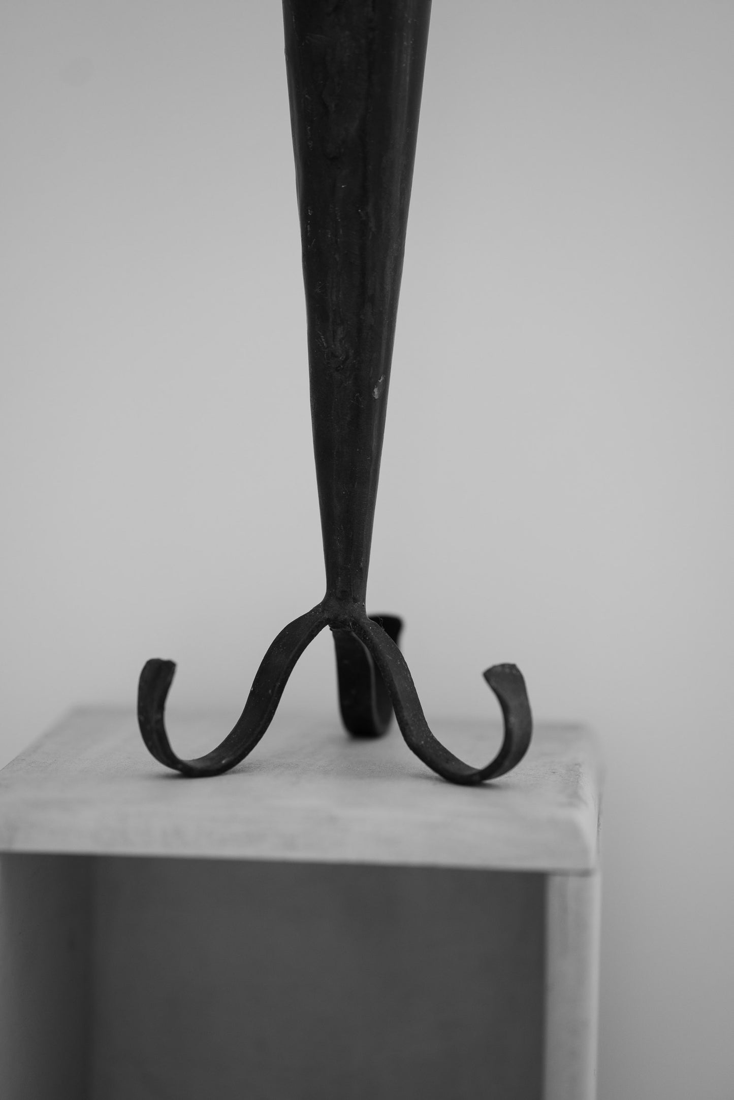 Handmade iron candle holder