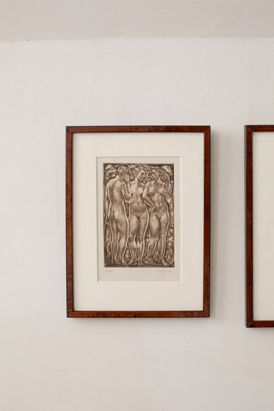 Etching signed H. Groen 1949