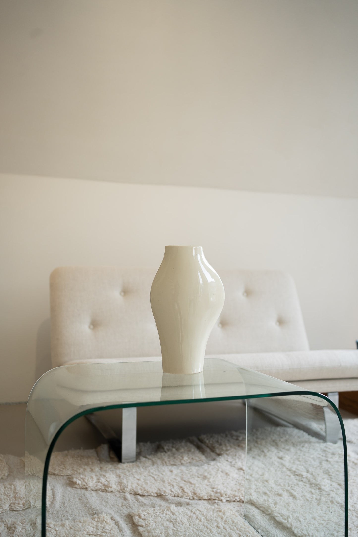Modern organic ceramic vase