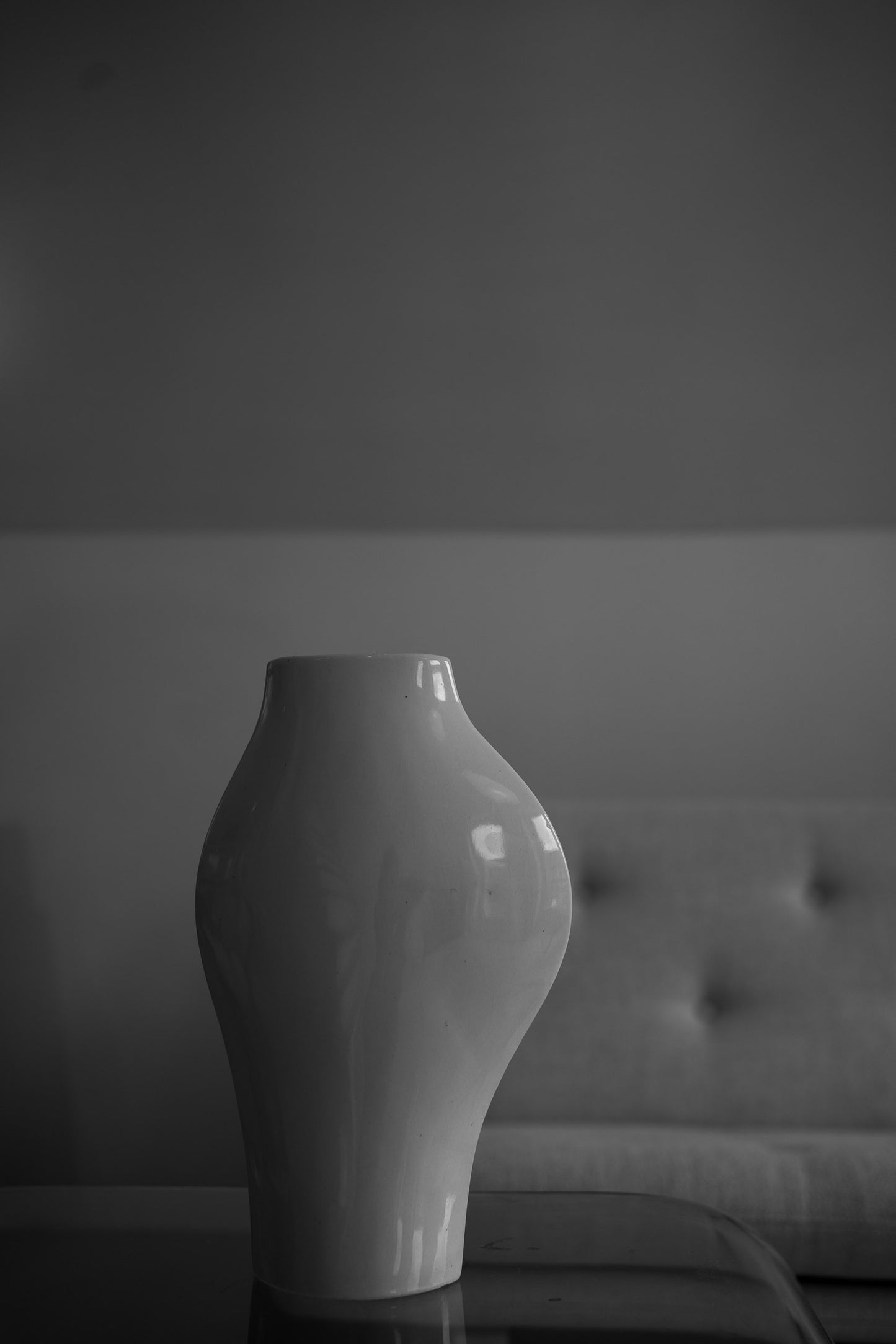 Modern organic ceramic vase