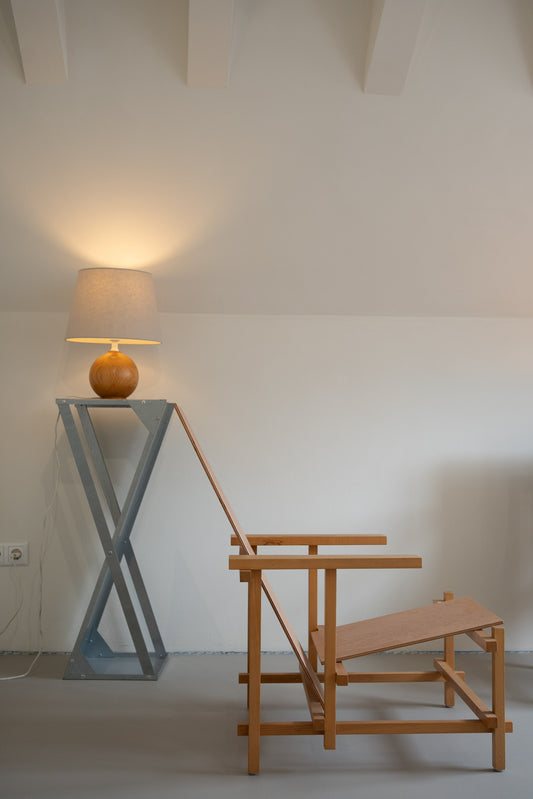 Table lamp wooden ball