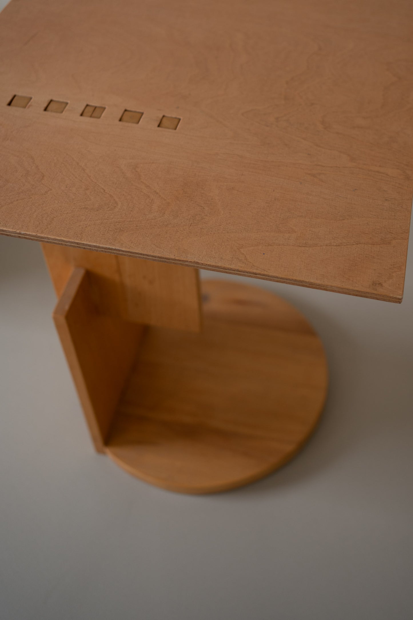 Handmade Bauhaus style side table
