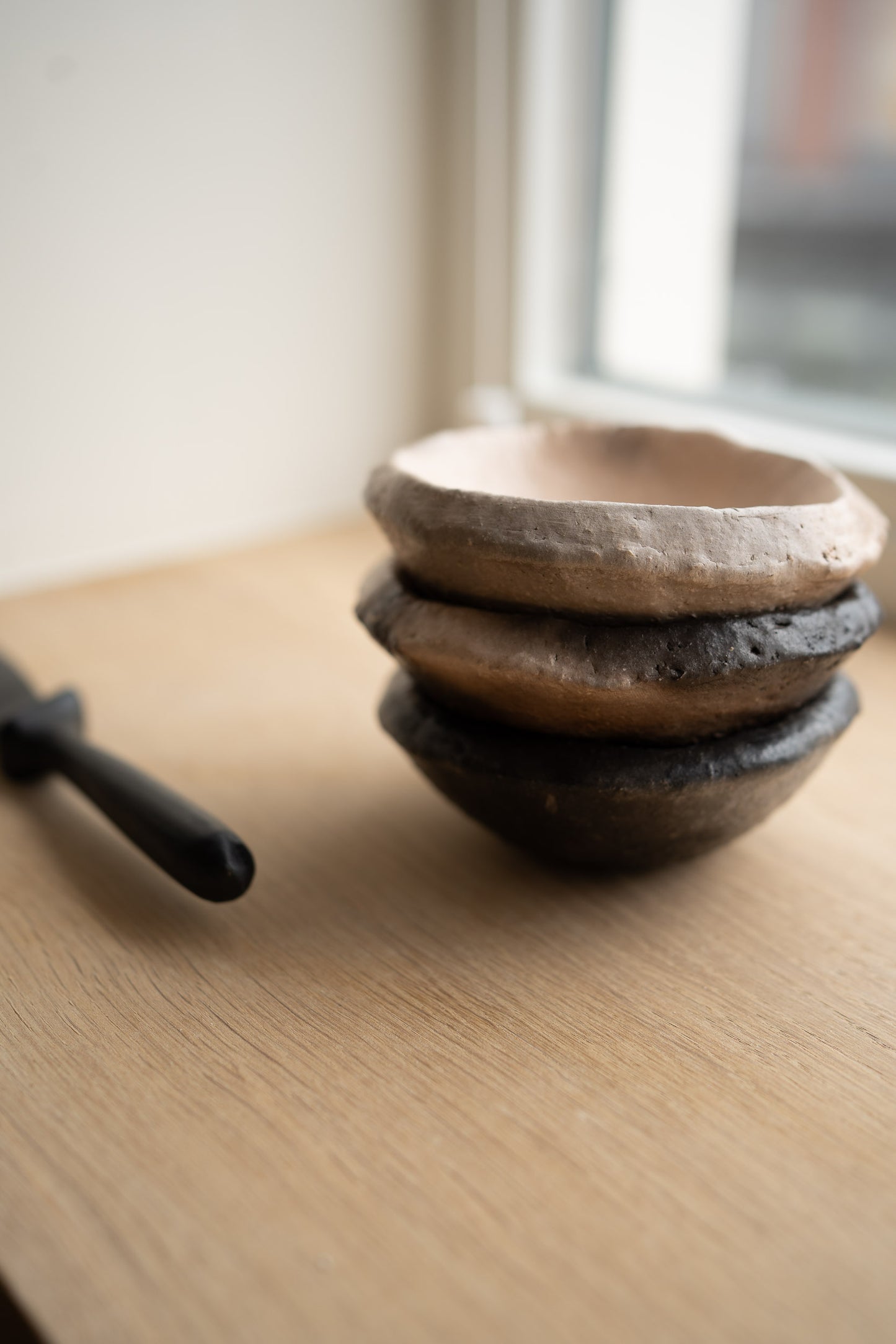 Set of 3  ceramic small bowls