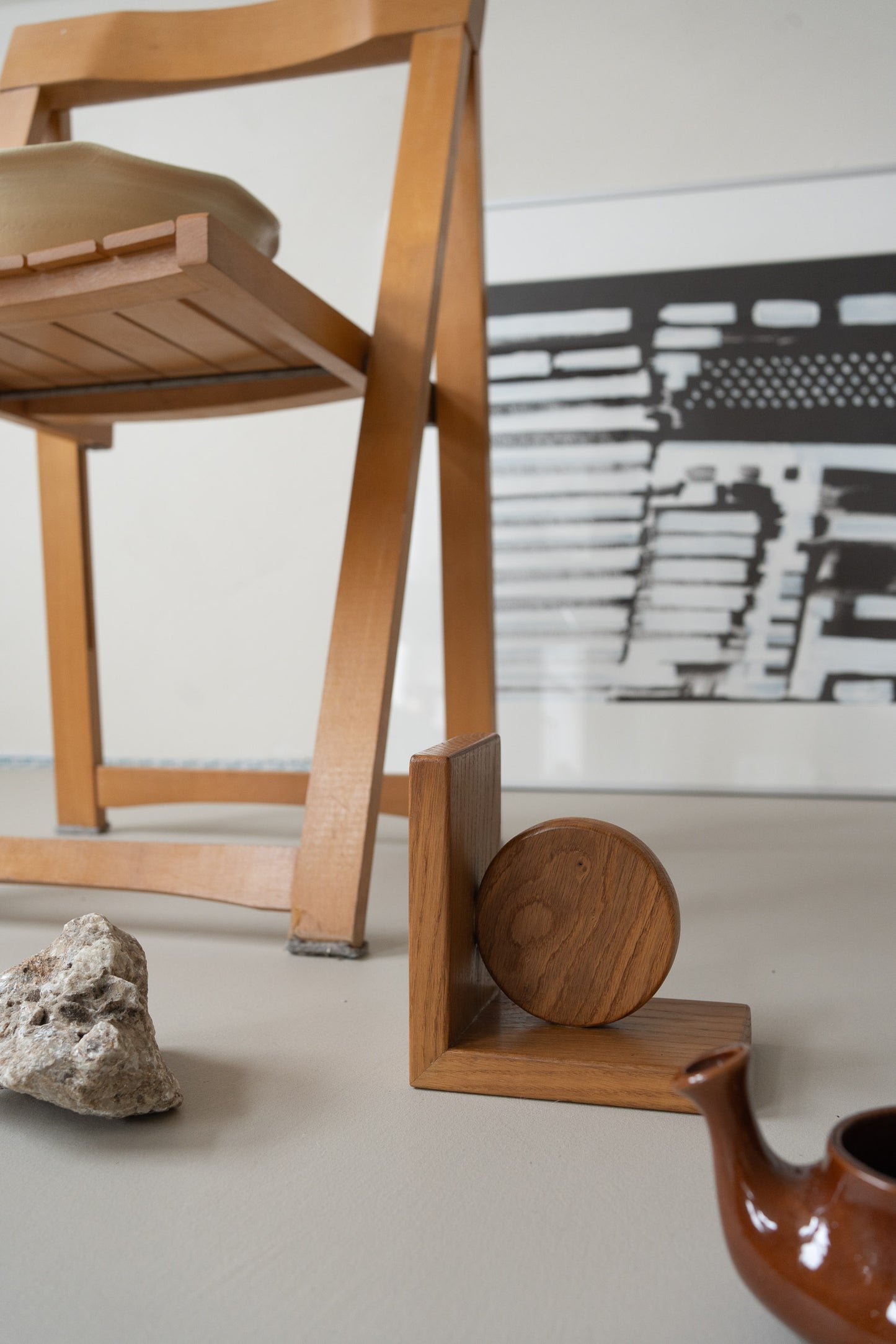 Oak bookends (set of 2)
